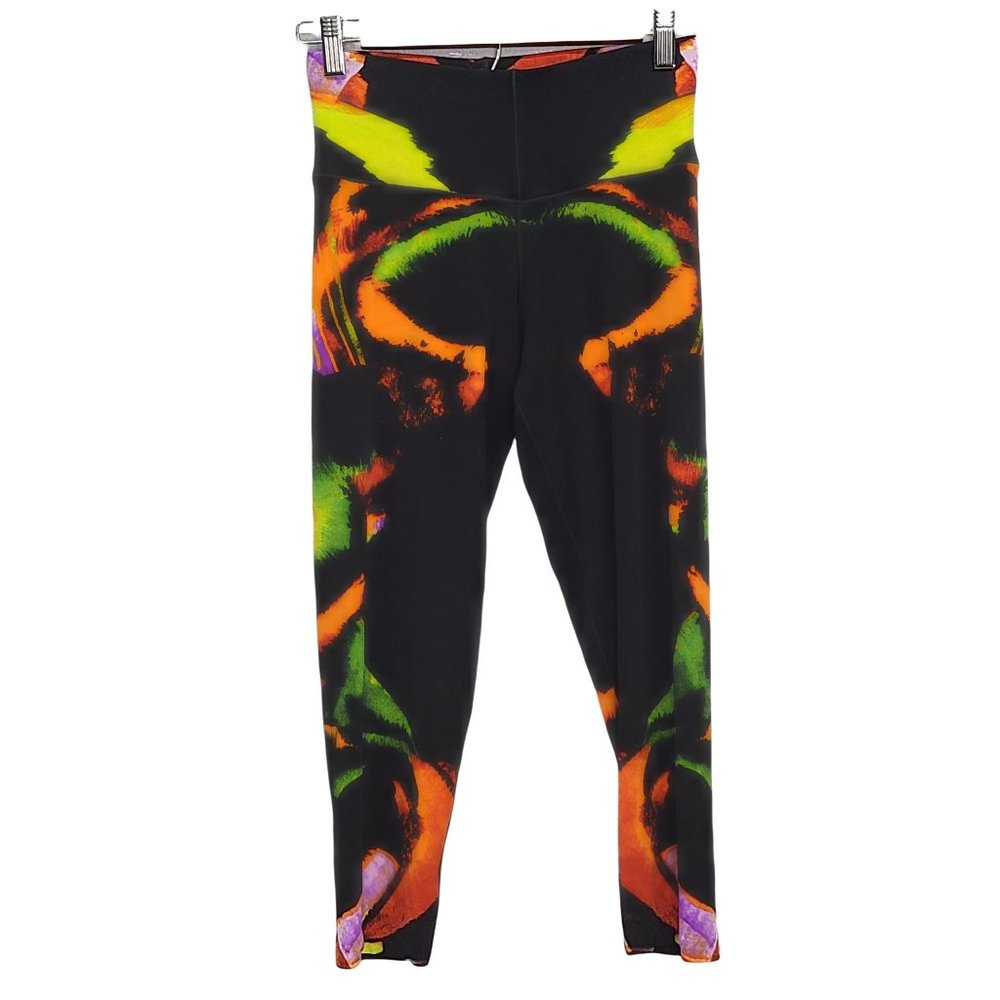 Eva Varro Multicolor Abstract Leggings